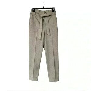 White house Black market trouser pants built in belt. Size 4P